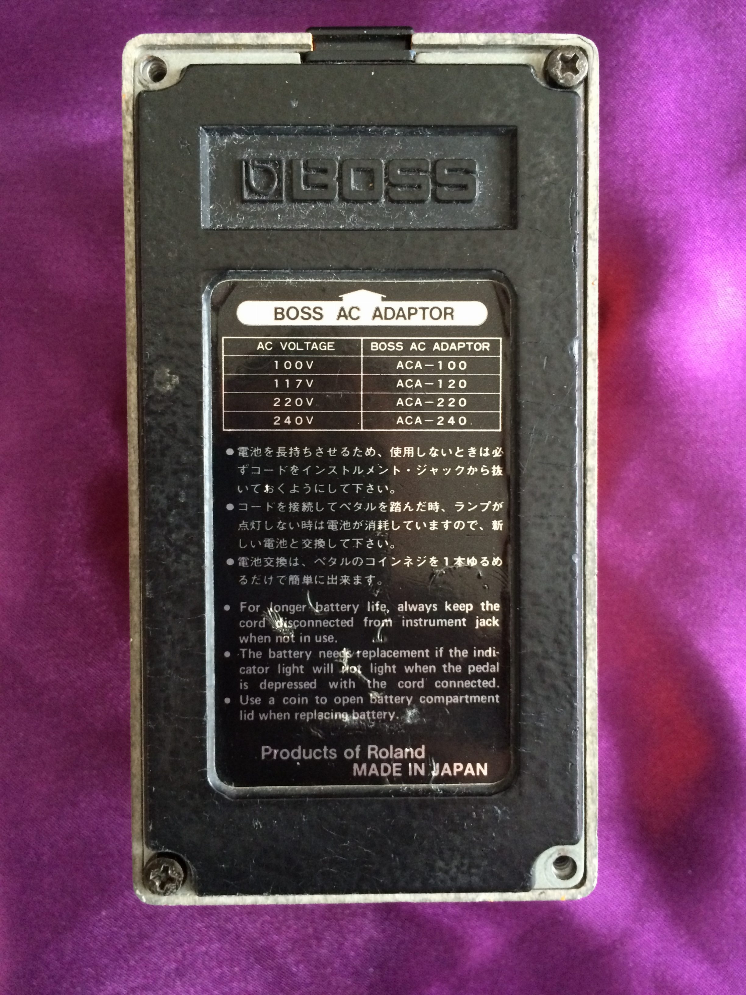 Feature – 1981 BOSS DS-1 Distortion